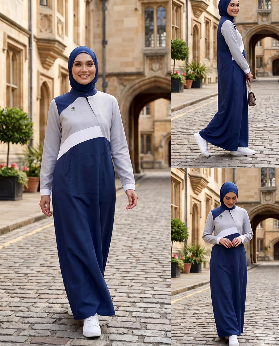 Navy Slate Urban Jilbab