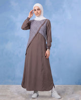 Urban Fashionista Color Contrast Jilbab