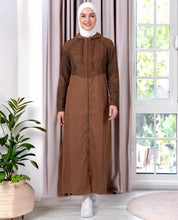 Dual Brown Detachable Hood Jilbab