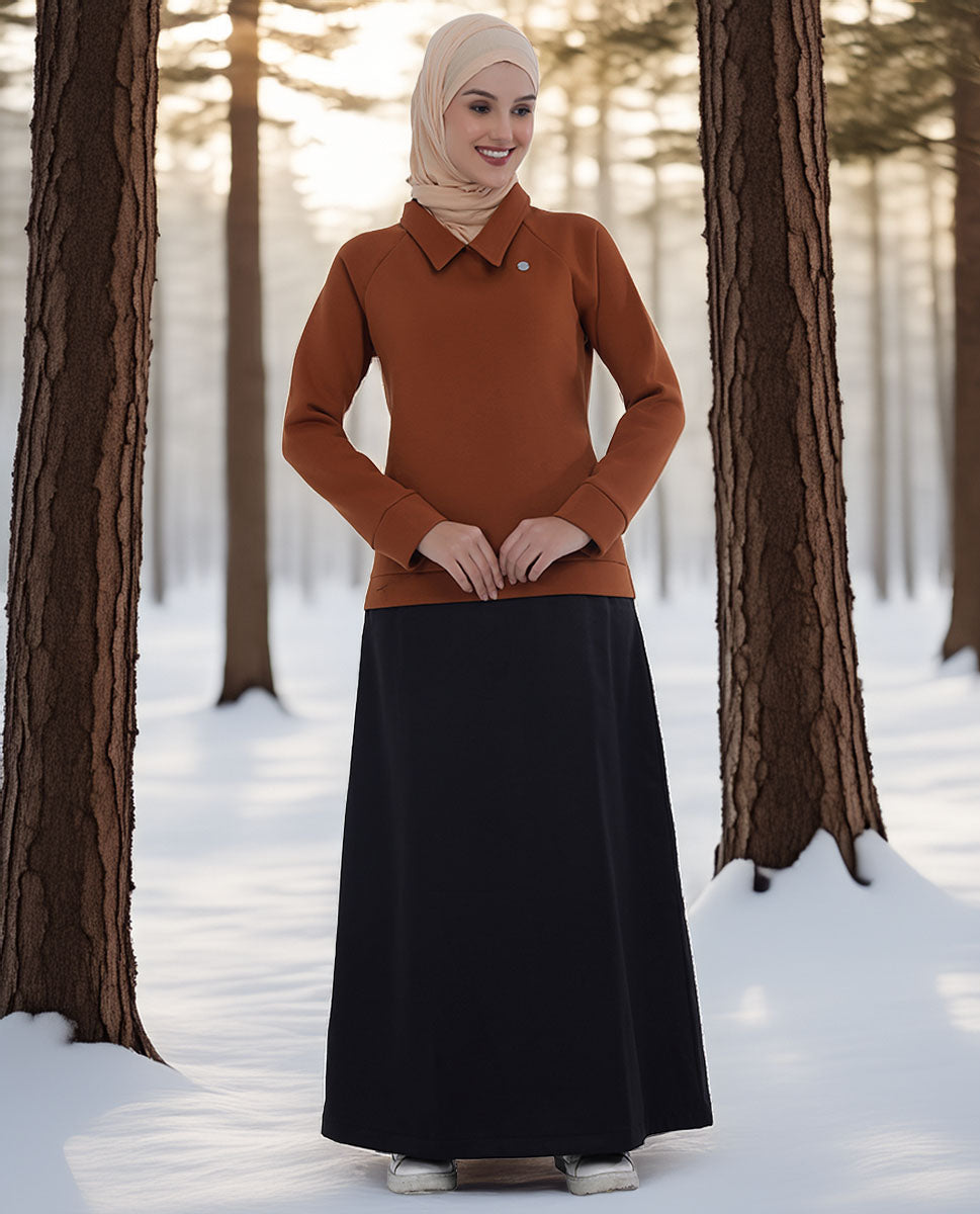 Urban Grace Shirt Collar Winter Jilbab