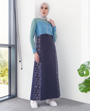Oceanic Breeze Color Contrast Jilbab