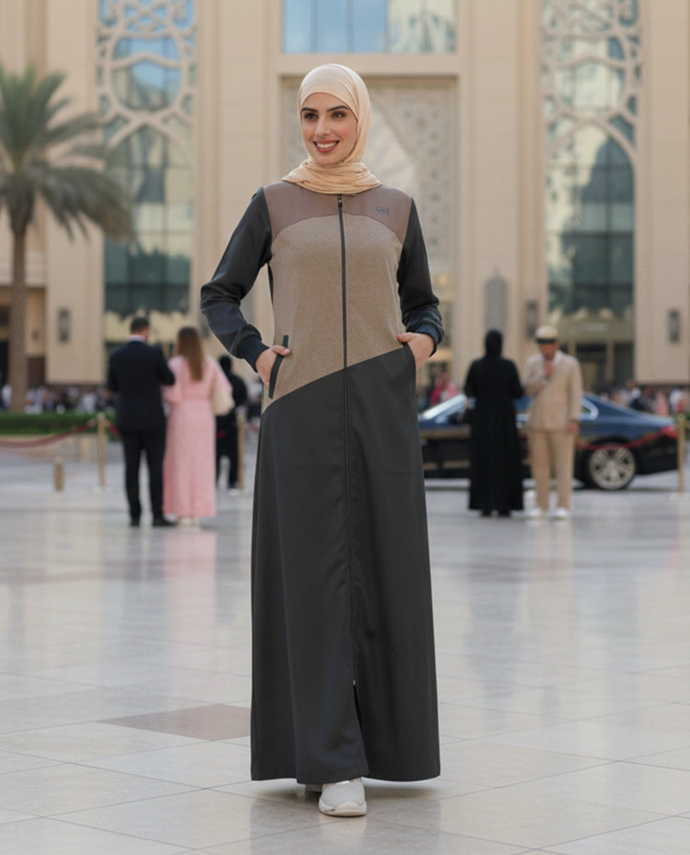 Mode Green Contrast Jilbab