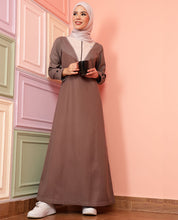 Brown Vibe Toggle Cuffs Jilbab