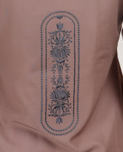 Dusty Peach Full Front Open Abaya