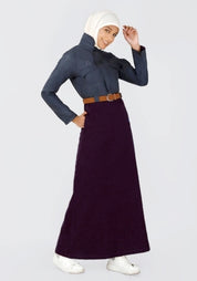 Jacket Style Purple Winter Jilbab