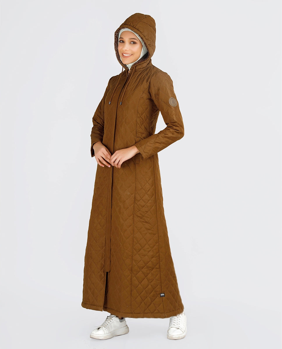 Mustard Brown Premium Winter Jilbab