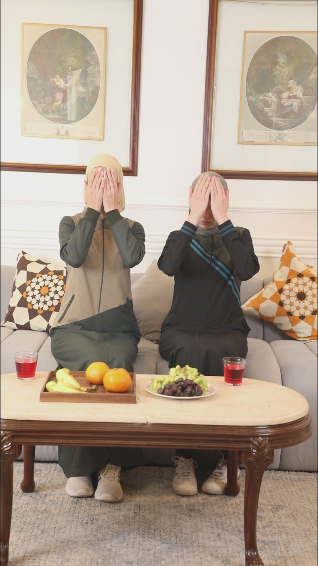 Mode Green Contrast Jilbab