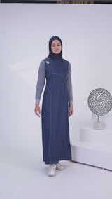 Urban Crossover Denim Abaya