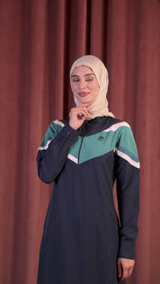 Navy Fusion Jilbab