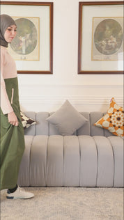 Olive And Blush Urban Jilbab