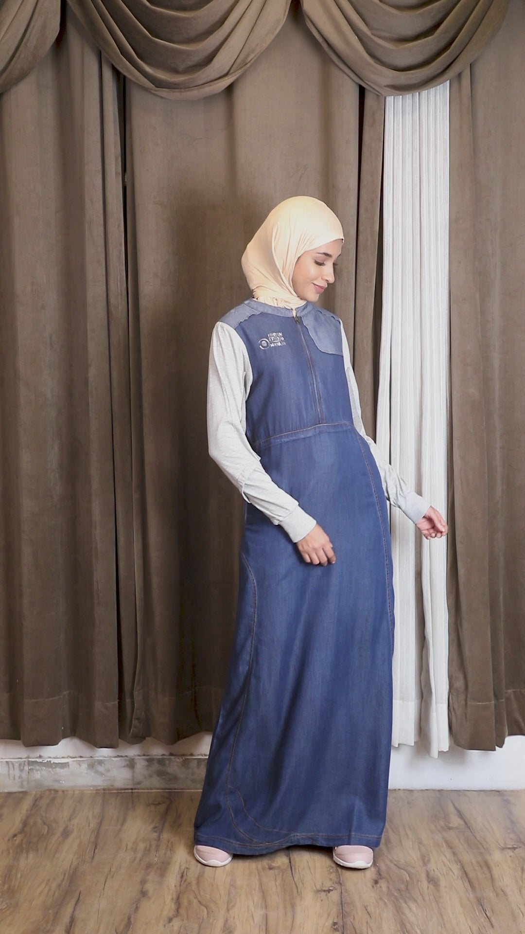 Metroflex Fine Denim Jilbab