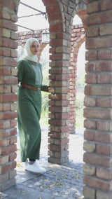 Cypress Charm Belted Jilbab