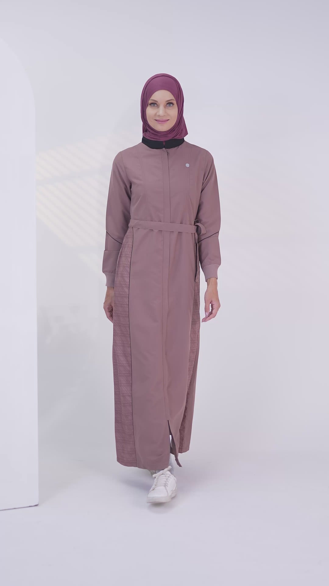 Urban Sister Peach Brown Jilbab