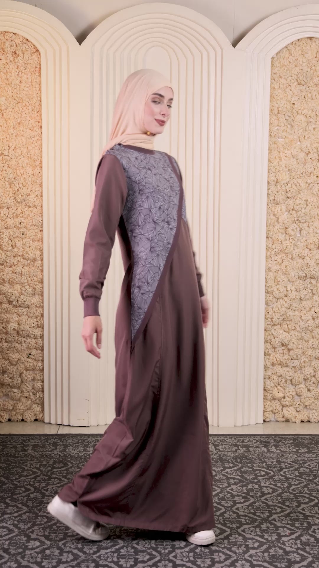 Urban Fashionista Color Contrast Jilbab