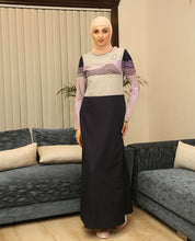 Midnight Blue Color Contrast Jilbab